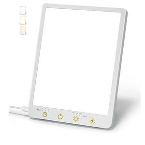 NEW - Light Therapy Lamp - 10000 Lux Therapy Light, 3 Color Temperature & Wall
